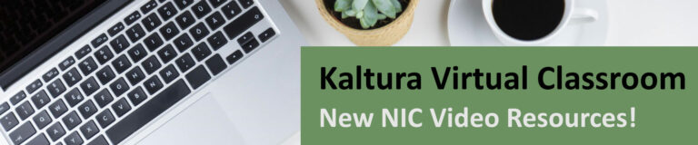 Student Resources for Kaltura Virtual Classroom